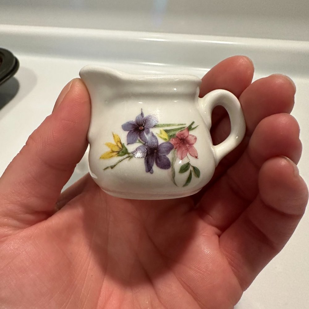 Mini Roehler Teapot & Creamer Set - Vintage - Picture 7 of 8